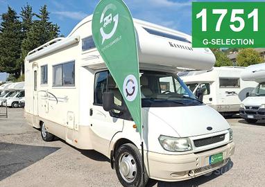 CAMPER RIMOR FORD MANSARDATO 7 POSTI DOPPIA DINETT