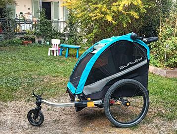 Rimorchio da bici per due bambini Burley