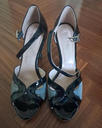 Scarpe donna con tacco  da ballo tg 39