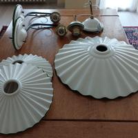 Lampadario e due applique da parete