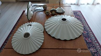 Lampadario e due applique da parete