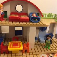 Playmobil casa bambole portatile e set cameretta