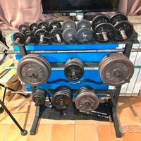 DISCHI GHISA BILANCIERI MANUBRI palestra home gym