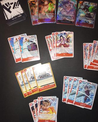 One piece, lotto da 50 carte + 10 don; Near Mint 
