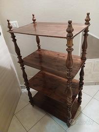 Etagere luigi Filippo in noce 