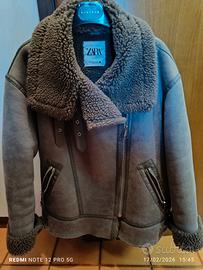 Montgomery in simil montone  "ZARA " taglia M 