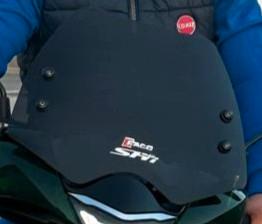 specchio anti mosche sportivo sh 125 150 nero  
