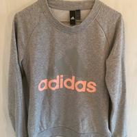 Felpa Adidas colore grigio mélange tag. S (40-42)