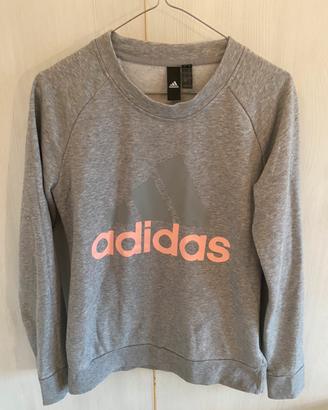Felpa Adidas colore grigio mélange tag. S (40-42)