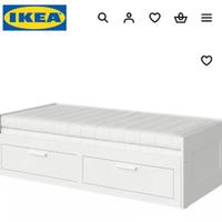 Divano letto con 2  cassettoni ikea  + materassi