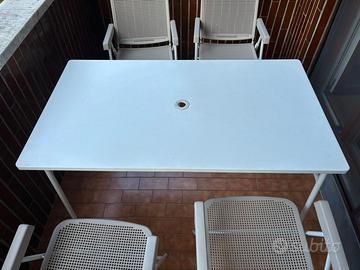Set tavolo+sedie da esterno Ikea