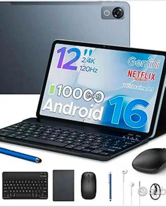 Tablet Android 16 P12 (2026) 12" 2.4K 120Hz - 48GB