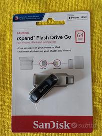 Sandisk Penna USB iXpand 64GB iPhone - iPad