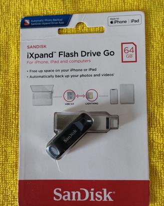 Sandisk Penna USB iXpand 64GB iPhone - iPad