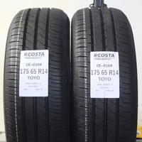 2 PNEUMATICI USATI 175 65 14 82T TOYO CE-0104