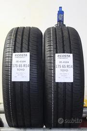 2 PNEUMATICI USATI 175 65 14 82T TOYO CE-0104