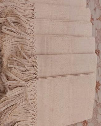 Set tovaglia, asciugamani, strofinacci in tela 