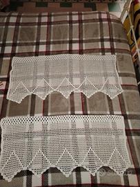 Coppia tende uncinetto