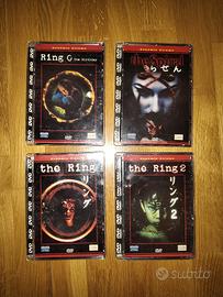 The Ring 0 1 2 giapponese + The spiral DVD usati