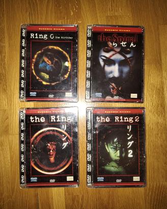 The Ring 0 1 2 giapponese + The spiral DVD usati
