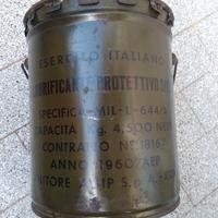 tanica olio militare storica epoca collezione 