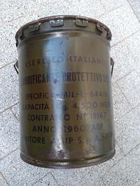 tanica olio militare storica epoca collezione 