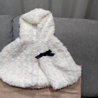 Mantellina pelliccia sintetica bimba 3 anni