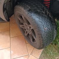 cerchi black e gomme 20 ford ranger 
