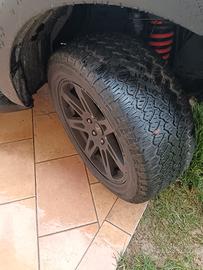 cerchi black e gomme 20 ford ranger 