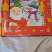 i segreti di babbo natale con 5 puzzle 