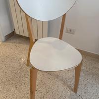 Sedie Ikea (n.4) bianco-legno