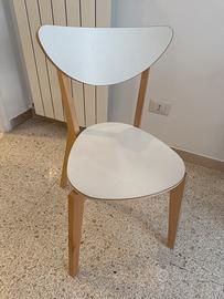 Sedie Ikea (n.4) bianco-legno