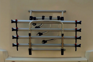 Portabici FIAMMA ultimo modello - 4 binari per cam