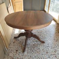 Tavolo in legno rotondo 120 cm diametro 