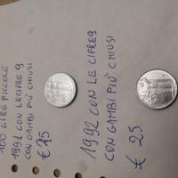 Monete mignon lire italiane 