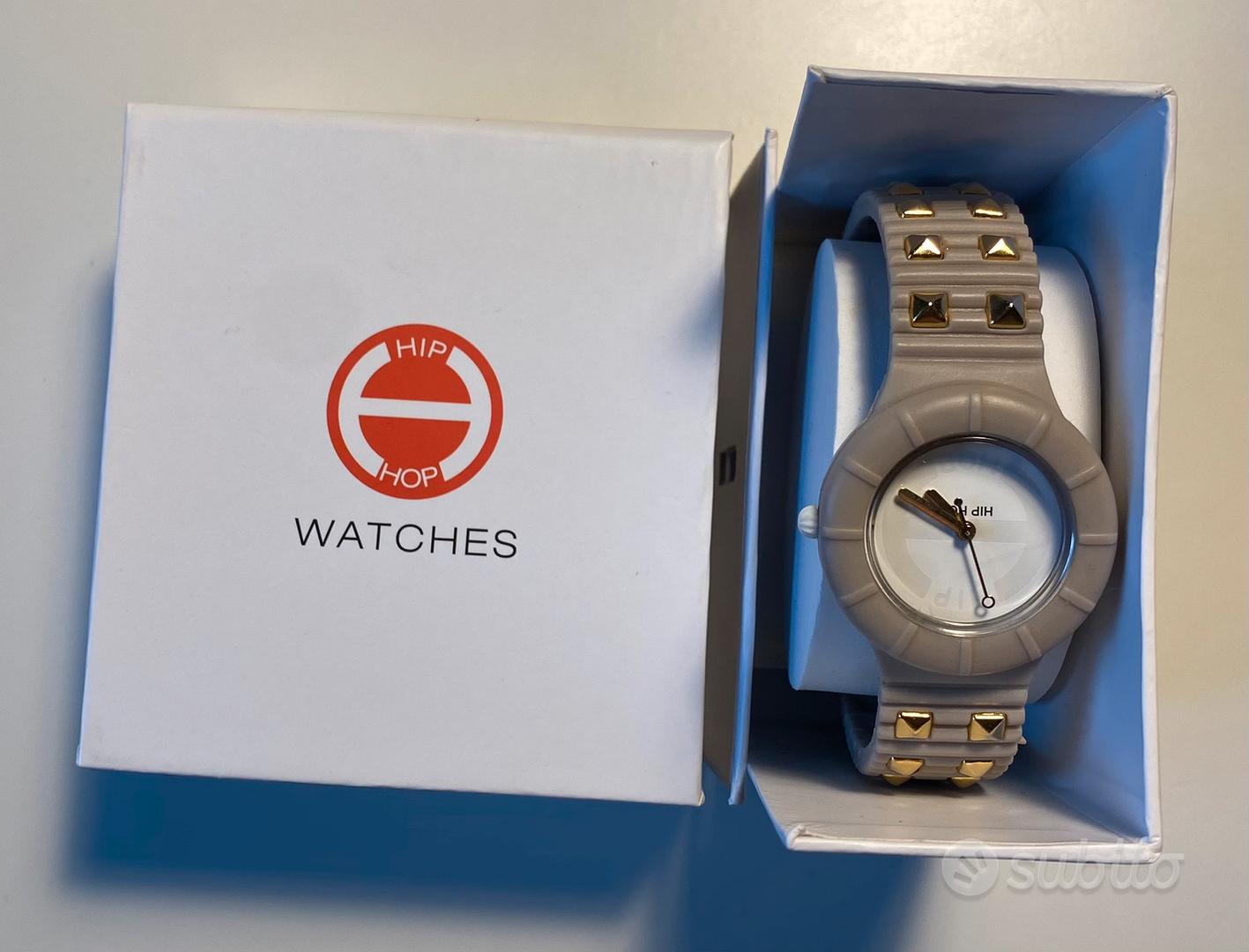 Orologio Hip Hop Borchie Orologio HIP HOP Tortora Con Borchie