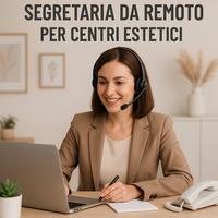 Segretaria centro estetico