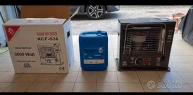 Stufa a stoppino 53m³ con combustibile Ecocalor