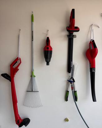 Tagliasiepi + Tagliabordi + Soffiatore + Aspirator