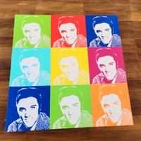 Quadro telaio Elvis Presley 50x50cm