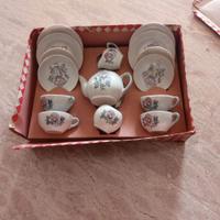 Anni 60 set da caffe in ceramica dipinta per gioco
