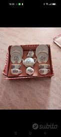 Anni 60 set da caffe in ceramica dipinta per gioco