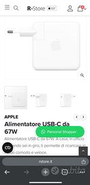 Apple alimentatore 67W per Mac Air M4 M3