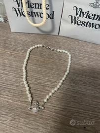 Collana vivienne westwood argento