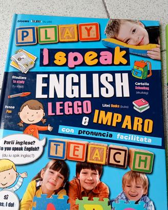 n.2 libri imparo leggo scrivo English facilitato 