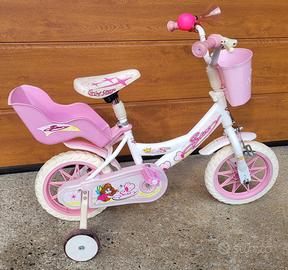 Biciletta per Bambina 12" cestino Sissy