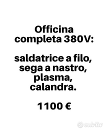 Saldatrice, sega, plasma  IN STOCK