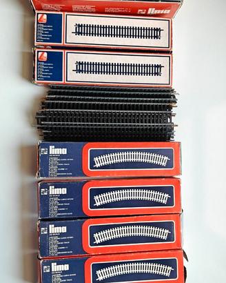 LIMA vintage H0: Trasformatore + 113 Binari