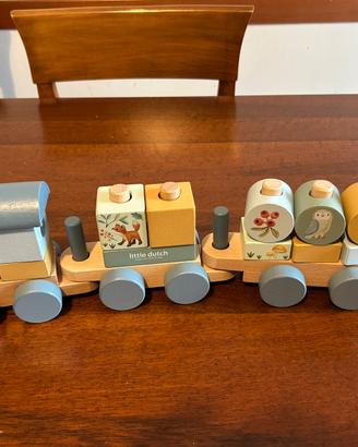 Trenino giocattolo in legno little dutch