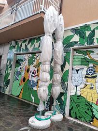 OMBRELLONE  5000x5000mm da esterno con piantana